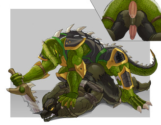 3_toes anal anal_penetration animal_genitalia anthro anthro_on_anthro anthro_penetrated anthro_penetrating anthro_penetrating_anthro armor arms_tied ass_up bodily_fluids bound butt claws clenched_teeth clothed clothing cum cum_in_ass cum_inside cutaway defeated doggystyle dominant dominant_male duo ejaculation erection feet forced from_behind_position genital_fluids genital_slit genitals green_body green_scales holding_object holding_weapon looking_down looking_down_at_partner looking_forward lying male male/male male_penetrated male_penetrating male_penetrating_male muscular on_front on_top penetration penile penile_penetration penis penis_in_ass pupils rape scales selfcest sex simple_background slit_pupils smile smirk spikes spikes_(anatomy) square_crossover submissive submissive_male teeth toes torn_clothing weapon yellow_eyes sellon mortal_kombat reptile_(mortal_kombat) humanoid lizard reptile saurian_(mortal_kombat) scalie 2022 digital_media_(artwork) hi_res