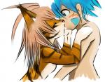 anthro blush brown_hair feline female flora_(twokinds) hair human interspecies keidran kissing kyzarius male mammal nude straight surprise tiger trace_legacy twokinds
Rating: Safe
Score: 8
User: Sods
Date: February 19, 2014