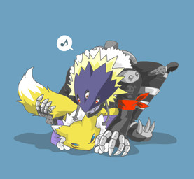 anthro beelzemon breasts canine digimon duo female fluffy fluffy_tail forced fox gloves mammal rape renamon tail_grab
Rating: Questionable
Score: 3
User: Pinki-Husky
Date: April 13, 2012