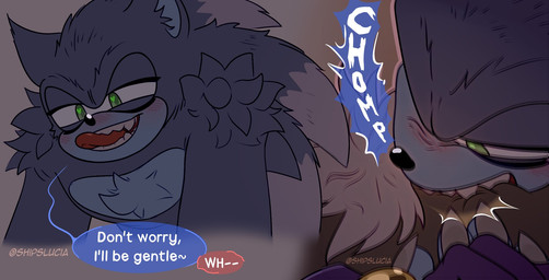 anthro bedroom_eyes bite blush blush_lines duo fur heart_eyes heart_symbol licking licking_lips male male/male narrowed_eyes onomatopoeia seductive shoulder_bite sound_effects speech_bubble teeth text tongue tongue_out shipslucia sega sonic_the_hedgehog_(series) sonic_unleashed shadow_the_hedgehog sonic_the_hedgehog sonic_the_werehog eulipotyphlan hedgehog mammal vampire werecreature wereeulipotyphlan werehog hi_res