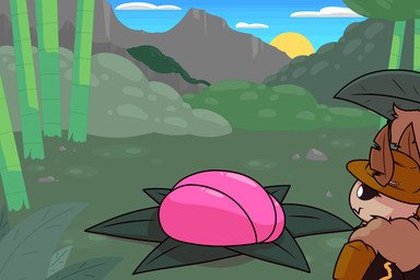 antennae_(anatomy) anthro bamboo black_sclera brown_body brown_fur clothed clothing cute_fangs detailed_background fangs female flower forest fur grass hat headgear headwear insect_wings lepidopteran_wings mountain nature nature_background neck_tuft outside plant rock sky solo sun teeth topwear tree tuft white_eyes wings ikakins terraria floof_(binaryfloof) arthropod insect lepidopteran moth 3:2 hi_res