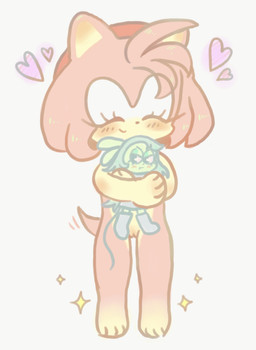 anthro blush boots clothed clothing duo eyes_closed female footwear fur genitals green_body green_fur green_hair hair heart_symbol hug nude nude_anthro nude_female pink_body pink_fur shoes simple_background smile tail vulva white_background methkit cartoon_network ok_k.o.!_let's_be_heroes sega sonic_the_hedgehog_(series) amy_rose fink_(ok_k.o.!_lbh) eulipotyphlan hedgehog mammal murid murine rat rodent 2023 crossover digital_media_(artwork) hi_res