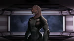 4_mandibles blinking bodypaint bodysuit breasts breath clothing face_paint female glowing muscular muscular_female non-mammal_breasts orange_eyes skinsuit solo standing teeth tight_clothing kerac_(artist) leafjuly halo_(series) microsoft xbox_game_studios xyda alien sangheili 16:9 2d_animation animated hi_res loop no_sound short_playtime webm widescreen