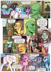 abs anon anthro applejack_(mlp) big_breasts breasts catrina_(mlp) cleavage clothed clothing comic crown cutie_mark dialogue english_text equid equine fan_character farm felid female fluttershy_(mlp) friendship_is_magic green_body green_eyes green_skin group hair hasbro hat headgear headwear heart_symbol hi_res hooves horn horse human limestone_pie_(mlp) magic male mammal markings maud_pie_(mlp) mirror mlp_g1 muscular muscular_male my_little_pony my_little_pony_'n_friends mythological_creature mythological_equine mythology pencils_(artist) pinkie_pie_(mlp) pony pre-g4 princess_celestia_(mlp) rainbow_dash_(mlp) red_hair spying sun_(marking) text twilight_sparkle_(mlp) unicorn winged_unicorn wings