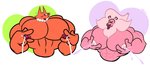 abs anthro biceps big_muscles bodily_fluids duo fur huge_muscles hyper hyper_muscles lactating looking_at_viewer male male_lactation milk muscular muscular_male nipples nude pecs simple_background tongue unusual_bodily_fluids unusual_lactation sprocco_(artist) cartoon_network steven_universe foxman lion_(steven_universe) canid canine felid fox lion mammal pantherine absurd_res digital_drawing_(artwork) digital_media_(artwork) flat_colors hi_res signature