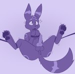 animal_genitalia animal_penis anus arms_tied balls bdsm bodily_fluids bondage bound canine_genitalia canine_penis drooling feral fluffy fluffy_tail genitals grin intersex knot knotted_penis looking_up maleherm paws penis saliva smile solo spread_legs spreading tail vulva wide_eyed kerilyn nintendo pokemon fan_character kyanto eeveelution generation_2_pokemon pokemon_(species) umbreon 2025 hi_res