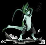 3_fingers 3_toes ambiguous_gender anthro blue_body feet fingers green_eyes solo star tail toes jhony_ryu fakemon nintendo pokemon pokemon_reloaded dratector pokemon_(species) absurd_res hi_res