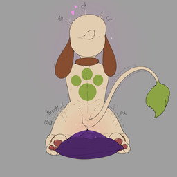anthro bodily_fluids brown_pawpads female fur genital_fluids green_tail_tuft grinding masturbation nude nude_female pawpads pillow pillow_humping pussy_juice_on_pillow rear_view solo tail tail_tuft tan_body tan_fur tuft vaginal_fluid_string vaginal_fluids vaginal_fluids_on_pillow wet mr.smile nintendo pokemon mimi_(mr.smile) generation_2_pokemon pokemon_(species) smeargle 1:1 absurd_res hi_res