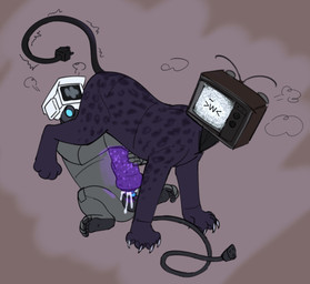 >w< animal_genitalia animal_penis big_penis bodily_fluids cum cum_inside duo equine_genitalia equine_penis erection feral for_a_head genital_fluids genitals gynomorph huge_penis intersex intersex/male lying male male_penetrating nude on_back penetration penile penile_penetration penis penis_in_penis penis_size_difference sex simple_background size_difference sparkles sparkling_genitalia sparkling_penis standing_over tail twitching_tail urethral urethral_penetration puppyratcat skibidi_toilet cameraman_(skibidi_toilet) domestic_cat felid feline felis herpestid mammal meerkat object_head hi_res