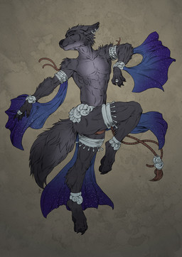 abstract_background action_pose ankleband anthro black_claws black_nose black_toe_claws bracelet claws clothing countershade_torso countershading dancing ear_piercing ear_ring eyes_closed femboy finger_claws fur grey_body grey_fur harem_outfit jewelry legband male male_anthro muscular muscular_femboy navel pecs piercing pose ring_(jewelry) ring_piercing slim_anthro slim_male snout solo sparkles sparkling_clothing thighband toe_claws wristband conditional_dnp inert-ren canid canine canis domestic_dog mammal wolf 2025 colored digital_media_(artwork) digital_painting_(artwork) english_description full-length_portrait hi_res painting_(artwork) portrait