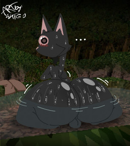 anthro backsack balls bathing big_butt blush blush_lines bodily_fluids butt genitals huge_butt hyper hyper_butt looking_at_viewer male solo sweat sweaty_butt thick_thighs wowthisisgreat fatum_betula beast_(fatum_betula) animal_humanoid cat_humanoid felid felid_humanoid feline feline_humanoid humanoid mammal mammal_humanoid hi_res