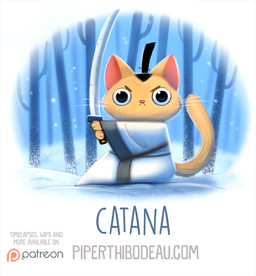 anthro black_eyes black_hair clothed clothing fully_clothed fur hair humor katana looking_at_viewer male melee_weapon outside plant pun samurai simple_background snow solo sword tan_body tan_fur text topknot tree visual_pun warrior weapon whiskers white_background winter piper_thibodeau domestic_cat felid feline felis mammal digital_media_(artwork) digital_painting_(artwork) painting_(artwork) url