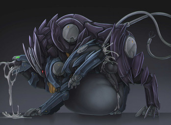 abdominal_bulge all_fours all_the_way_through balls bite bodily_fluids cum cum_inflation cum_inside cumflated_belly duo feral from_behind_position genital_fluids genitals humanoid_genitalia humanoid_genitalia_on_feral humanoid_penis humanoid_penis_on_feral hybrid_genitalia hybrid_penis hyper imminent_sex inflation machine male male/male medial_ring medial_ringed_humanoid_penis medial_ringed_hybrid_penis mounting open_mouth penetration penis precum quadruped saliva sex tongue tongue_out creepy_gun konami metal_gear metal_gear_rising:_revengeance platinumgames blade_wolf canid canine mammal robot hi_res