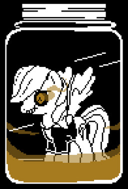 bodily_fluids clothed clothing feral genital_fluids glowing glowing_eyes quadruped solo urine wings trooper3 friendship_is_magic hasbro my_little_pony mythology pony_cum_jar_project undertale_(series) rainbow_dash_(mlp) sans_(undertale) equid equine mammal mythological_creature mythological_equine pegasus 2020 digital_media_(artwork) meme pixel_(artwork)