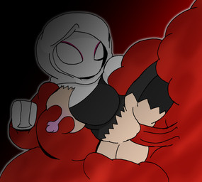 bdsm bondage bound breasts clothing duo exposed_breasts female forced human_focus lego_brick male male/female penetration rape sex tentacle_penetration tentacle_rape tentacle_sex tentacles torn_clothing metateen lego marvel spider-gwen blob_creature human mammal hi_res