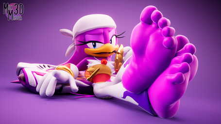 5_toes anthro clothed clothing feet female foot_fetish purple_body soles solo toes milkmeister3d sega sonic_riders sonic_the_hedgehog_(series) wave_the_swallow avian bird hirundinid oscine passerine swallow_(bird) 16:9 3d_(artwork) 4k absurd_res digital_media_(artwork) hi_res widescreen