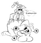 ambiguous_penetration angry anthro anthro_on_anthro anthro_penetrated anthro_penetrating anthro_penetrating_anthro ass_up big_breasts big_butt black_eyelids black_sclera black_text bodily_fluids breasts buckteeth butt cheek_tuft chest_tuft doggystyle dominant dominant_male duo eyebrows facial_tuft female female_penetrated forced from_behind_position hair half-closed_eyes hands_behind_back huge_butt interspecies larger_female larger_penetrated looking_at_another looking_back looking_back_at_another looking_up machine male male/female male_penetrating male_penetrating_female narrowed_eyes open_mouth penetration profanity rape restrained security security_guard sex sharp_teeth simple_background size_difference small_dom_big_sub smaller_male submissive submissive_female sweat tears teeth text thick_eyebrows thick_thighs thought_bubble tongue triangle_nose tuft white_background white_eyes wide_hipped_female wide_hips yelling_at_another bav five_nights_at_freddy's five_nights_at_freddy's_2 scottgames toy_chica_(fnaf) vab_(bav) avian bird chicken galliform gallus_(genus) lagomorph leporid mammal phasianid rabbit robot robot_anthro 2024 digital_drawing_(artwork) digital_media_(artwork) english_text monochrome sketch
