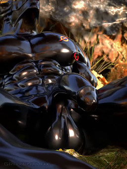 anthro balls bulging_balls bulging_cock erection fungus genitals latex male mushroom nipple_piercing nipples outside penis piercing solo throbbing throbbing_penis urethral graventhax sound_warning mythology dragon mythological_creature mythological_scalie reptile scalie 3:4 animated hi_res high_framerate huge_filesize long_playtime sound video