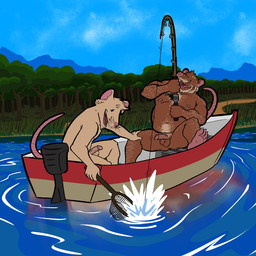 age_difference anthro balls belly boat body_hair circumcised day dot_eyes duo fishing fishing_rod genitals hairy lake male male/male mature_male nipples nude nude_male older_male penis plant plantigrade simple_eyes slim smile tree vehicle water watercraft younger_male cerdeorhys daddy_say_my_name ron_(daddy_say_my_name) zeke_(daddy_say_my_name) mammal murid murine rat rodent 1:1 hi_res father_(lore) father_and_child_(lore) father_and_son_(lore) parent_(lore) parent_and_child_(lore) parent_and_son_(lore) son_(lore)