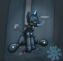 bdsm black_outline blindfold bodysuit bondage bound clothed clothing feral funnel glistening horn latex lock male muzzle_(object) muzzled outline public_use sensory_deprivation skinsuit solo submissive submissive_male text tight_clothing askfrosty friendship_is_magic hasbro my_little_pony mythology fan_character equid equine mammal mythological_creature mythological_equine unicorn 2017 digital_media_(artwork) hi_res sketch