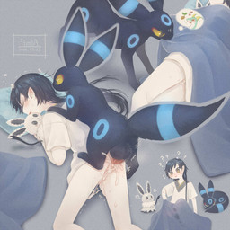 2_horns after_sex ambiguous_gender anal anal_orgasm anal_penetration angry balls bedding bestiality big_balls biped black_balls black_body black_ears black_eyes black_fur black_hair black_tail blanket blue_blanket blue_body blue_ears blue_fur blue_markings blue_pillow blue_tail blush blush_lines bodily_fluids bottomless bottomless_humanoid bottomless_male clothed clothed_humanoid clothed_male clothed_sex clothing confusion cuddling cum cum_from_ass cum_in_ass cum_inside cum_on_leg cum_while_penetrated cumshot digitigrade duo_focus ejaculation eyelashes eyes_closed femboy feral feral_penetrating feral_penetrating_humanoid fur genital_fluids genitals gesture grey_background grey_clothing grey_horn grey_shirt grey_topwear group hair hand_gesture hands-free heart_eyes heart_symbol horn hug human_on_feral humanoid_on_feral humanoid_penetrated humanoid_pointy_ears interspecies jealous long_hair looking_down looking_down_at_self lying male male/male male_feral male_humanoid male_on_feral male_penetrated male_penetrating male_penetrating_male markings multicolored_body multicolored_clothing multicolored_ears multicolored_fur multicolored_shirt multicolored_topwear on_side open_mouth orgasm oversized_sleeves penetration penile penile_penetration penis penis_in_ass pillow plushie pointing pointy_ears quadruped question_mark questionable_consent red_penis seed sex shirt shirt_only short_horn short_sleeves simple_background size_difference sleep_sex sleeping sloppy_seconds small_horn smaller_feral snout sparkles spiral spiral_eyes tail topwear topwear_only trio two_tone_body two_tone_clothing two_tone_ears two_tone_fur two_tone_shirt two_tone_tail two_tone_topwear under_blanket white_clothing white_shirt white_topwear wide_eyed yellow_sclera iimia nintendo pokemon canid canine eevee eeveelution generation_1_pokemon generation_2_pokemon generation_5_pokemon generation_7_pokemon horned_humanoid human humanoid mammal mimikyu pokemon_(species) serperior shiny_pokemon spirit umbreon 1:1 2025 dated hi_res japanese_description sequence signature maleherm_(lore)