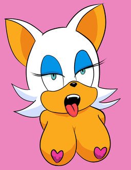 ahegao big_breasts breasts female heart_pasties huge_breasts looking_pleasured pasties solo tongue tongue_out tifathighs78 sega sonic_the_hedgehog_(series) rouge_the_bat bat mammal absurd_res hi_res