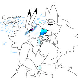 anthro aphrodisiac asphyxiation blue_blush blue_tongue blush breath_play duo extreme_french_kiss eye_roll female female/female french_kissing fur glowing held_up kissing neck_bulge oral oral_penetration penetration pheromones spiral spiral_eyes tongue tongue_penetration reallycoollizard mythology mundy_(reallycoollizard) sia_(zeemid) ambiguous_species dragon furred_dragon furred_scalie mythological_creature mythological_scalie scalie hi_res