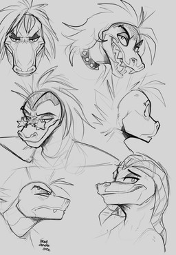 anthro blush collar dreadlocks eyebrow_piercing eyewear facial_piercing glasses grin hair male mohawk open_mouth piercing smile solo spiked_collar spikes teeth conditional_dnp ebonychimera five_nights_at_freddy's five_nights_at_freddy's:_security_breach scottgames steel_wool_studios montgomery_gator alligator alligatorid crocodilian reptile scalie 2022 absurd_res digital_media_(artwork) hi_res monochrome