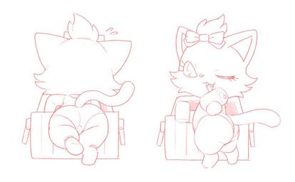 accessory anthro big_butt bottom_heavy bow_ribbon butt clothing digitigrade eyelashes featureless_feet featureless_hands feet female flat_chested furgonomic_swimwear furgonomics hair hair_accessory hair_bow hair_ribbon looking_at_viewer looking_back looking_back_at_viewer one-piece_swimsuit one_eye_closed pear-shaped_figure rear_view ribbons semi-anthro short side_view simple_background slightly_chubby slightly_chubby_anthro slightly_chubby_female smile smiling_at_viewer solo swimwear thin_eyebrows white_background wide_hips wink winking_at_viewer box_(hajimeyou654) jewelpet sanrio sega sega_fave diana_(jewelpet) domestic_cat felid feline felis mammal munchkin_cat 2025 monochrome red_and_white sketch widescreen