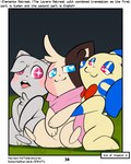 4:5 :3 absurd_res blue_body blue_eyes blue_eyeshadow blue_fur blue_mascara bow_tie comic english_text eyeshadow female fur generation_3_pokemon generation_5_pokemon grass grey_body grey_fur group half-closed_eyes heart_eyes heart_symbol hi_res hug long_ears makeup male meme minccino minun munchy_(rodent_powered) narrowed_eyes neapolitan_fur nintendo open_mouth peach_(rodent_powered) pink_eyes plant pogchamp pokemon pokemon_(species) pokemon_mystery_dungeon red_cheeks robin_(rodent_powered) rodent_powered_(softestpuffss) scarf semi-anthro smile softestpuffss spike_chunsoft starry_eyes tan_body tan_fur text