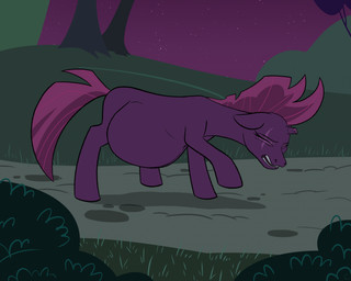 agony belly big_belly broken_horn contraction eyes_closed facial_scar female feral fur horn mane night nude outside pregnant pregnant_female pregnant_feral sad scar solo tail teeth unicorn_horn walking convexpert friendship_is_magic hasbro my_little_pony my_little_pony:_the_movie_(2017) mythology tempest_shadow_(mlp) equid equine horse mammal mythological_creature mythological_equine unicorn 2024 hi_res