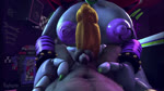 abdominal_bulge anal anal_penetration animal_genitalia animal_penis anthro areola big_breasts big_nipples big_penis bodily_fluids breasts canine_genitalia canine_penis cum cum_inside duo ear_piercing ear_ring eyeshadow first_person_view frottage genital_fluids genitals glistening glistening_areola glistening_breasts glistening_face glistening_genitalia glistening_nipples glistening_penis gold_penis green_hair green_lipstick grey_hair gynomorph gynomorph/male gynomorph_penetrating gynomorph_penetrating_male hair human_penetrated intersex intersex/male intersex_penetrating intersex_penetrating_male interspecies knot knotting lipstick machine makeup male male_penetrated nipple_piercing nipples penetration penile penis penis_size_difference piercing receiving_pov ring_piercing sex size_difference submissive submissive_male submissive_pov rayhuma five_nights_at_freddy's five_nights_at_freddy's:_security_breach scottgames steel_wool_studios roxanne_wolf animatronic canid canine canis human humanoid mammal robot wolf 3d_(artwork) 3d_animation animated digital_media_(artwork) high_framerate no_sound short_playtime webm