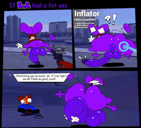 anal anal_penetration anthro anus autopenetration balls big_balls big_butt big_penis black_bottomwear black_clothing black_eyes black_leggings black_legwear black_nose black_tail blue_clothing blue_hoodie blue_topwear bodily_fluids bottomwear brown_body brown_clothing brown_ears brown_fur brown_topwear brown_vest butt butt_expansion clothing condom condom_balloon cum cum_in_clothing disembodied_hand duo erection exclamation_point expansion first_person_view floating floating_hands fur genital_fluids genitals gloves hair hand_in_pocket hand_on_own_penis hand_on_penis handwear holding_object hoodie huge_butt huge_penis humanoid_genitalia humanoid_penis hyper hyper_genitalia hyper_penis leggings legwear looking_at_another looking_at_self looking_back looking_pleasured male male_penetrated masturbation masturbation_through_clothing multicolored_clothing multicolored_topwear open_mouth orange_body orange_fur orange_hair pants penetration penile penile_masturbation penile_penetration penis penis_in_ass pockets puffy_anus purple_body purple_ears purple_fur purple_nose purple_tail question_mark sexual_barrier_device sharp_teeth shirt speech_bubble standing tail teeth text three-quarter_view tongue tool_gun topwear two_tone_clothing two_tone_tail two_tone_topwear two_tone_vest vein veiny_penis vest wearing_condom white_body white_clothing white_fur white_gloves white_handwear x_anus superiorfox garry's_mod bob_(superiorfox) soups_(superiorfox) alien canid canine domestic_cat felid feline felis fox mammal red_fox true_fox 2025 2d_animation animated animated_comic comic digital_media_(artwork) english_text frame_by_frame loop no_sound short_playtime webm