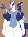 anthro big_breasts blush breasts duo female female/female genitals hand_on_breast nude pussy simple_background smile wide_hips thedeadtimezone nintendo pokemon generation_2_pokemon generation_3_pokemon legendary_pokemon lugia pokemon_(species) shadow_lugia shadow_pokemon absurd_res hi_res