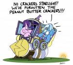 caravan dialogue duo electronics female feral headphones horn rocket text bobthedalek aardman_animations friendship_is_magic hasbro my_little_pony mythology wallace_and_gromit starlight_glimmer_(mlp) trixie_(mlp) equid equine mammal mythological_creature mythological_equine unicorn 2019 absurd_res english_text hi_res