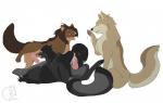 2014 anus balls black_fur blush brown_fur canine cum cum_in_pussy cum_inside dog erection female feral feral_on_feral fluffy_tail foursome fur green_eyes group group_sex knot lying male mammal metalfox on_back penetration penis plain_background sex spanking spread_legs spreading straight tongue vaginal vaginal_penetration white_background
Rating: Explicit
Score: 8
User: Lizardite
Date: April 21, 2014