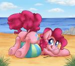 2014 ass_up beach beach_ball biting_lip blue_eyes butt cloud equine female feral friendship_is_magic fur hair happy horse looking_back mammal my_little_pony outside panties panties_aside pink_fur pink_hair pinkie_pie_(mlp) pony presenting presenting_hindquarters presenting_pussy pussy rainbowscreen raised_tail seaside sky solo tongue underwear
Rating: Explicit
Score: 22
User: lemongrab
Date: February 24, 2014