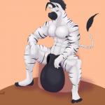 animal_genitalia anthro balls big_balls big_sheath biped genitals hair huge_balls huge_sheath hyper hyper_balls hyper_genitalia hyper_sheath male muscular muscular_anthro muscular_male nipple_piercing nipples nude pecs piercing sheath sitting solo spread_legs spreading pillowymounds sampson_(angrypotato96) equid equine mammal zebra 1:1 pillarbox