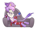 anthro christmas_bauble christmas_decorations christmas_ornament female looking_at_viewer nude ribbons sitting smile solo rogone2 sega sonic_the_hedgehog_(series) blaze_the_cat domestic_cat felid feline felis mammal digital_media_(artwork) hi_res shaded