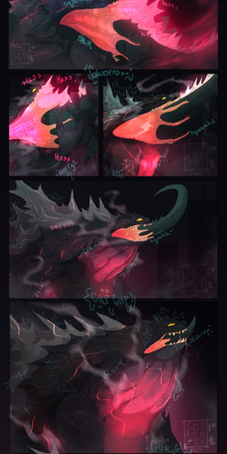 after_vore alternate_universe belly big_belly body_in_mouth city claws death digestion duo fatal_vore glk head_first multiple_angles neck_bulge open_mouth oral_vore partially_inside rumbling_stomach side_view simple_background soft_vore sound_effects swallowing tail teeth transformation vore karvivore godzilla_(series) monsterverse toho godzilla orga_(godzilla) kaiju monster reptile scalie absurd_res comic digital_media_(artwork) hi_res story story_in_description