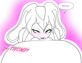 big_breasts blush body_size_growth breast_play breast_suck breastfeeding breasts crossgender dialogue duo female female/female glowing hair huge_breasts hyper hyper_breasts larger_female simple_background size_difference size_transformation sound_effects speech_bubble sucking text transformation white_background wingding_eyes gigajule5_(artist) sega sonic_the_hedgehog_(series) cream_the_rabbit miles_prower animal_humanoid canid canid_humanoid canine canine_humanoid fox_humanoid humanoid lagomorph lagomorph_humanoid mammal mammal_humanoid unavailable_at_source