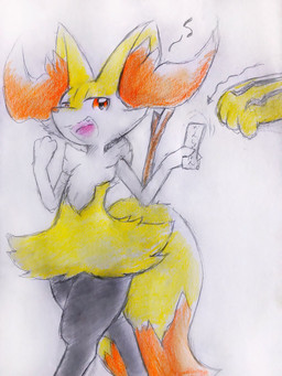 ambiguous_anthro ambiguous_gender anthro big_tail biped cute_fangs digitigrade dipstick_tail directional_arrow duo fangs flat_chested front_view holding_ticket markings mostly_offscreen_character musical_note musical_symbol object_in_tail open_mouth open_smile simple_background smile smug snout solo_focus standing stick stick_in_tail symbol tail tail_markings teeth text three-quarter_view ticket tongue eiroru nintendo pokemon braixen canid generation_6_pokemon generation_7_pokemon legendary_pokemon mammal pokemon_(species) zeraora 2018 3:4 colored_pencil_(artwork) colored_sketch graphite_(artwork) hi_res japanese_description portrait sketch three-quarter_portrait traditional_media_(artwork) translated translated_description