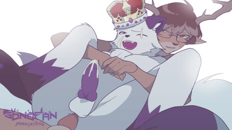anal anal_orgasm anal_penetration anthro anthro_on_anthro anthro_penetrated anthro_penetrating anthro_penetrating_anthro antlers balls bodily_fluids crown cum cum_while_penetrated duo ejaculation eyewear fangs fluffy fluffy_tail genital_fluids genitals glasses hands-free headgear highlights_(coloring) horn knot knotted_penis leaking_cum leg_markings looking_pleasured male male/male male_penetrated male_penetrating male_penetrating_male markings multi_tail neck_tuft orgasm pawpads paws penetration penis sex socks_(marking) tail teeth tuft wearing_glasses sonofan eland_(deutschy) rook_(rookarino4277) canid canine deer fox mammal 16:9 animated hi_res widescreen