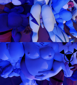 anthro ass_up balls bedroom belly big_belly butt butt_shot cabin cuddling eyes_closed genitals group head_aside head_on_shoulder hug long_ears lying male male/male moobs muscular night nipples nude on_back on_front on_side overweight pecs penis penis_backwards sleeping sleeping_nude sleeping_together sleepover torso_shot fr34ky4urry123! bandai_namco digimon mythology canid canine canis digimon_(species) dinosaur domestic_dog gaomon gargomon guilmon imp impmon lagomorph leporid mammal mythological_canine mythological_creature prehistoric_species rabbit reptile scalie symbareangoramon werecanid werecanine werecreature weregarurumon werewolf 3d_(artwork) absurd_res blender_(artwork) blender_cycles_(artwork) digital_media_(artwork) hi_res widescreen