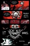 2017 absurd_res animated_skeleton biped bodily_fluids bone clothed clothing comic crying duo elemental_creature english_text flora_fauna flower flowey_the_flower fluffyslipper fur hi_res humanoid male not_furry papyrus_(undertale) plant skeleton tears text undead undertale undertale_(series)