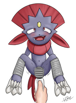 anthro bdsm blush bodily_fluids bondage bound drooling duct_tape duo female first_person_view human_on_anthro human_pov interspecies male male/female pov_hands saliva sex_toy tape tape_bondage vibrator wand_vibrator herculesart nintendo pokemon generation_4_pokemon human mammal pokemon_(species) weavile absurd_res hi_res