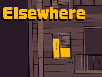 apartment_building comic_panel exterior simple_background text window window_light zero_pictured vanilla_candy amelia_is_calling english_text hi_res restricted_palette