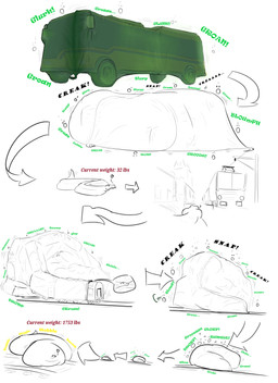 ambiguous_gender belly big_belly bus close-up commercial_vehicle digestion directional_arrow feral heart_symbol huge_belly hyper hyper_belly obese obese_feral object_vore onomatopoeia overweight overweight_feral rapid_digestion sequential_arrow size_difference smaller_pred solo sound_effects stretched_mouth text tight_belly train vehicle vore weight_gain kritko reptile scalie snake 2022 absurd_res comic hi_res sequence sketch