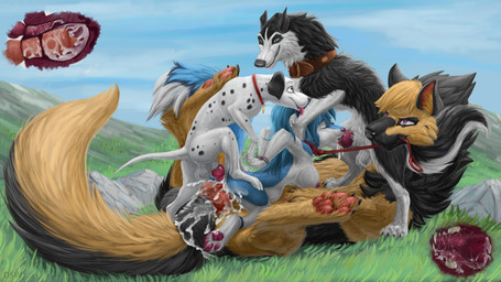 all_three_filled anal anal_penetration animal_genitalia animal_penis anthro anthro_on_feral anthro_penetrated ball_size_difference balls bdsm bestiality biped bodily_fluids bondage bound breasts butt canine_genitalia canine_penis collar collar_only cum cum_in_ass cum_in_mouth cum_in_uterus cum_in_vagina cum_inside cum_on_balls cum_on_butt ejaculation fellatio female female_on_feral female_penetrated feral feral_penetrating feral_penetrating_anthro foursome fur gangbang genital_fluids genitals group group_sex hair hands_behind_back hands_tied internal internal_anal internal_oral internal_vaginal intraspecies intraspecies_bestiality knot knotting larger_feral larger_male leash leash_in_mouth leash_pull male male/female male_on_anthro male_penetrating male_penetrating_female nipples nude object_in_mouth oral oral_knotting oral_penetration outside_sex pawpads penetration penile penile_penetration penis penis_in_ass penis_in_vagina penis_size_difference quadruped sex size_difference smaller_anthro smaller_female smaller_penetrated spitroast tail teeth triple_penetration uterus vaginal vaginal_canal vaginal_penetration dsw7 101_dalmatians balto_(series) disney universal_studios happysheppy pongo rip_(psy101) steele_(balto) alaskan_malamute canid canine canis dalmatian domestic_dog german_shepherd herding_dog mammal nordic_sled_dog pastoral_dog spitz 16:9 absurd_res digital_media_(artwork) digital_painting_(artwork) hi_res painting_(artwork) widescreen