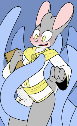 4_fingers anthro balls blue_background blue_tentacles blush bodily_fluids book bottomless clothed clothing erection fingers fist genitals glans grey_hair grinding hair holding_book holding_object humanoid_genitalia humanoid_penis imminent_sex looking_down male open_mouth penis pink_inner_ear pink_nose raised_arm sash short_tail simple_background solo standing sweat tail tentacles topwear white_balls white_clothing white_glans white_penis white_topwear yellow_clothing yellow_topwear mr_rottson henry_(mrrottson) hare lagomorph leporid mammal 2020 hi_res